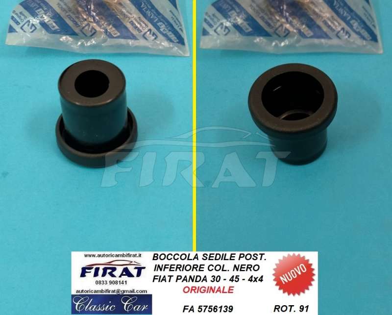 BOCCOLA SEDILE FIAT PANDA 30-45-4X4 POST.INF.NERA (5756139)